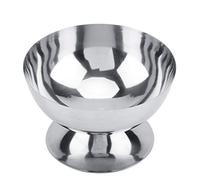 Elegantes Tazas de Helado de Acero Inoxidable para Postres, Ensaladas y Más, Hechas de Material de Calidad Alimentaria para el Hogar y Restaurantes (corto)