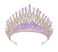 Elegantes tiaras de novia con diamantes de imitación, coronas ajustables para bodas y concursos, accesorios elegantes para el cabello