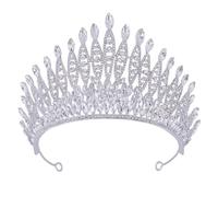 Elegantes tiaras de novia con diamantes de imitación, coronas ajustables para bodas y concursos, accesorios elegantes para el cabello