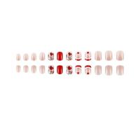Elegantes Uñas Artificiales Heart Fins Ups Pise Para Agregar Romance A Sus Fechas Y Bodas Fiesta Valentín Arte Uñas