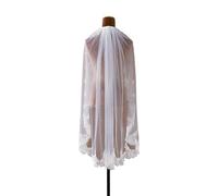 Elegantes velos de novia de encaje francés con peine seguro para ceremonias de boda y fotografía de novia, accesorio de novia