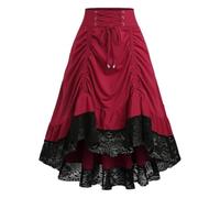 Elegantes Vestidos De Coctel Oficina a En Chicas Confirmación Camisero Mañana Falda Lino Paginas Ganchillo Pegado Tejano Lunares XL Granate Acompañante Espalda Vestirse