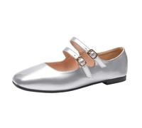 Elegantes y transpirables y cómodas zapatillas de ballet para mujer con cordones, ideales y ligeras, zapatos de baile deportivos para el día a día, color blanco perfecto para un look casual versátil
