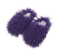 Elegantes zapatillas de felpa, zapatillas unisex para el tiempo libre, zapatillas de algodón ligeras y cómodas, zapatillas de fieltro cálidas de un solo color, pantuflas antideslizantes suaves