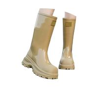 Elegantes zapatos de lluvia resistentes al invierno para todas las condiciones climáticas, calzado protector para exteriores para uso diario, amarillo, 40 EU
