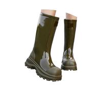 Elegantes zapatos de lluvia resistentes al invierno para todas las condiciones climáticas, calzado protector para exteriores para uso diario, verde, 39 EU