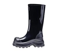 Elegantes zapatos de lluvia resistentes al invierno para todas las condiciones climáticas, calzado protector para exteriores para uso diario, Negro , 37 EU
