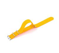 Elegantyl Correa de nailon Nato, 20mm, 22mm, correa de reloj Universal, pulsera trenzada de tela, accesorios para reloj, Amarillo, 20mm