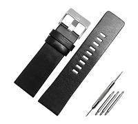 Elegantyl Correa de reloj de cuero de 26mm, 28mm, 30mm y 32mm para hombre, pulsera de repuesto + herramienta de instalación, 24mm