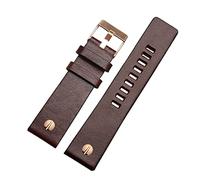 Elegantyl Correa de reloj de cuero genuino 22mm - 32mm Correa de reloj para hombre con remache Correa de repuesto para reloj, 32mm