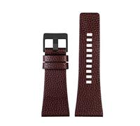 Elegantyl Correas de reloj de cuero 26mm 27mm 28mm 30mm 32mm reloj de pulsera de gran tamaño accesorios de reloj para hombre, 28mm