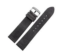 Elegantyl Pulsera de reloj de cuero de gamuza Correa de reloj de 16mm - 22mm Correa de reloj suave verde militar/marrón/caqui Correa de reloj con hebilla, 20mm