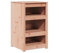 Eleganz Armario de cocina de madera maciza de pino - 55 x 55 x 92 cm - robusto y natural - perfecto para cocina, despensa o salón - elegante estantería para el orden