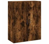 Eleganz Armario de pared de roble ahumado 69,5 x 34 x 90 cm, juego de muebles de salón, elegante y ahorra espacio, roble ahumado de alta calidad, aspecto moderno para espacios pequeños