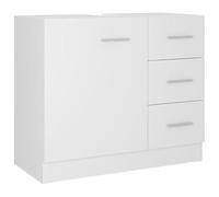 Eleganz Armario para debajo del lavabo, 63 x 30 x 54 cm, de material de madera, juego de muebles de baño con alta estabilidad y mucho espacio de almacenamiento, ideal para baños pequeños