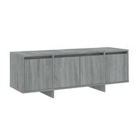 Eleganz Armario para TV Sonoma gris 120 x 30 x 40,5 cm para altavoces y medios de comunicación - Elegante estantería de madera para ahorro de espacio y estable para salón y entretenimiento en casa