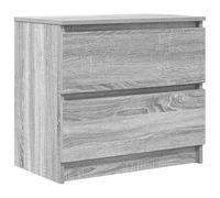 Eleganz Armario para TV Sonoma gris 60 x 35 x 54 cm - Moderno soporte de altavoz de madera para salón y teatro en casa, ahorra espacio y elegante
