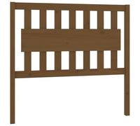 Eleganz Cabecero de cama de madera maciza de pino marrón miel 105,5 x 4 x 100 cm - Cabecero de cama de alta calidad para dormitorio, duradero y elegante, complemento perfecto para su estructura de