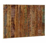 Eleganz Cabecero de madera maciza de 120 cm, cabecero sostenible y duradero para dormitorio en estilo shabby chic, diseño rústico para mayor comodidad