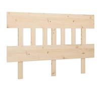 Eleganz Cabecero de madera maciza de pino 143,5 x 3 x 81 cm para camas y accesorios - Natural y duradero - Complemento perfecto para su dormitorio