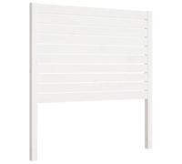 Eleganz Cabecero de madera maciza de pino - Blanco 81 x 4 x 100 cm - Duradero y natural para marcos de cama - Diseño elegante para dormitorio