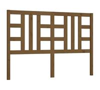 Eleganz Cabecero de madera maciza de pino marrón miel, 156 x 4 x 100 cm, cabecero de cama de alta calidad para dormitorio, duradero y natural