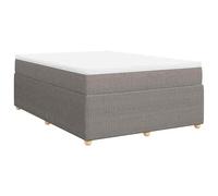 Eleganz Cama con somier con colchón de 140 x 190 cm, tela topo, moderno sistema de sueño para un sueño reparador, duradero y cómodo, ideal para dormitorios