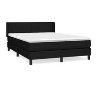 Eleganz Cama con somier de 140 x 190 cm con colchón, moderna cama de tela para dormitorio, gran comodidad y suspensión estable, ideal para un sueño reparador