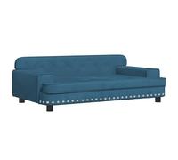 Eleganz Cama para perros de terciopelo, 90 x 53 x 30 cm, cama suave para perros grandes, almohada ortopédica con funda lavable, perfecta para casa y casa