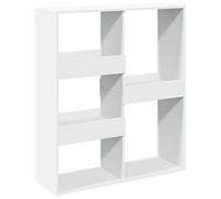 Eleganz Divisor de habitaciones blanco 100 x 33 x 115 cm de material de madera | Sistema de estantería para salón, oficina, separación estable de espacios, solución de ahorro de espacio para