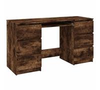 Eleganz Escritorio de madera de 140 x 50 x 77 cm para oficinas amplias, duradero y elegante, espacios de trabajo perfectos para oficinas modernas