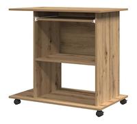 Eleganz Escritorio de madera de roble Artisan, 80 x 50 x 75 cm, ideal para oficinas modernas