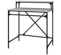 Eleganz Escritorio para oficina grande Sonoma, 80 x 50 x 90 cm, de madera y hierro, duradero y elegante, para lugares de trabajo modernos