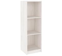 Eleganz Estantería de madera de pino maciza, separador de estancias, 36 x 33 x 110 cm, sistema de estantería estable para salón y oficina, diseño natural para espacios pequeños
