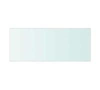 Eleganz Estantería de pared de vidrio templado de 50 x 20 cm, estante transparente para cocina, baño y salón, superficie estable para libros, decoración y más