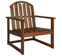 Eleganz Juego de 2 sillas de jardín de madera de acacia maciza, tratada al aceite, duraderas y resistentes a la intemperie para terraza, jardín o balcón, elegantes muebles de jardín para horas