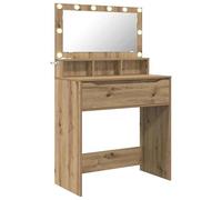 Eleganz Juego de muebles de dormitorio de madera de roble Artisan, 80 x 39,6 x 135 cm, elegante y estable para tu dormitorio, ahorra espacio y es duradero