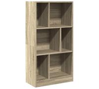 Eleganz Librería Sonoma Roble 57 x 28,5 x 107,5 cm de material de madera - Elegante sistema de estanterías para salón y oficina - Ahorra espacio y es duradera