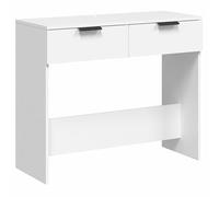 Eleganz Mesa consola blanca 90 x 36 x 75 cm de material de madera - Aparador sencillo para salón, pasillo y cocina - duradera y elegante