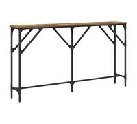 Eleganz Mesa consola de madera y metal reciclado, 140 x 23 x 75 cm, aparador para salón y pasillo, duradera y elegante, almacenamiento que ahorra espacio para espacios pequeños