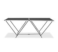 Eleganz Mesa plegable de MDF y aluminio 200 × 60 × 78 cm - Ligera, estable y ahorra espacio para aficionados y profesionales
