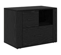 Eleganz Mesita de noche con aspecto de roble negro, 60 x 36 x 45 cm, de material de madera, cómoda para dormitorio con diseño estable, ahorra espacio y es duradera