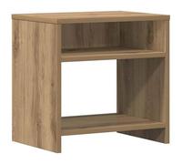 Eleganz Mesita de noche de madera de roble Artisan, 40 x 30 x 40 cm, elegante y estable para dormitorios y habitaciones de invitados, ahorra espacio y es duradera