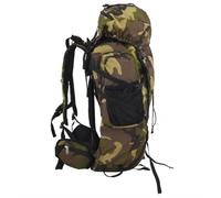 Eleganz Mochila de camuflaje verde de 60 l para aventuras al aire libre, mochila duradera de tela Oxford, bolsa de viaje resistente al agua para camping y trekking