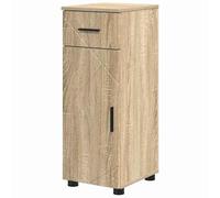 Eleganz Mueble de baño Sonoma roble 30 x 35 x 80 cm de material de madera - elegante mueble para baño con optimización del espacio y durabilidad