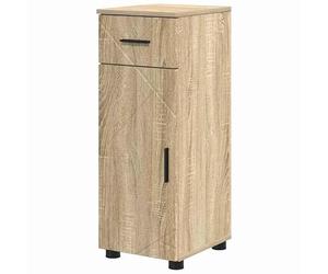 Eleganz Mueble de baño Sonoma roble 30 x 35 x 80 cm de material de madera - elegante mueble para baño con optimización del espacio y durabilidad