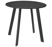 Eleganz ProGarden Mesa auxiliar de 50 x 45 cm, gris oscuro mate, mesa de metal para balcón, terraza y jardín, duradera y resistente a la intemperie, diseño moderno para espacios pequeños