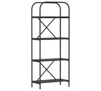 Eleganz Sistema de estanterías de aspecto de roble 60 x 30 x 146 cm de material de madera - elegante mueble divisor de habitaciones para salón, oficina y pasillo - solución de almacenamiento estable