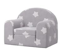 Eleganz Sofá cama para niños - Sofá de felpa suave con estrellas, muebles para bebés y niños pequeños de 100% poliéster, cómodo cuna para sueños dulces