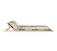 Eleganz Somier de láminas de 120 x 200 cm con 28 listones y sistema de 7 zonas. Base ergonómica para camas y accesorios, ideal para un sueño reparador y un apoyo óptimo del cuerpo